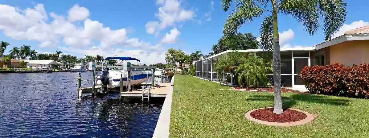 Waterside Villas with Boats