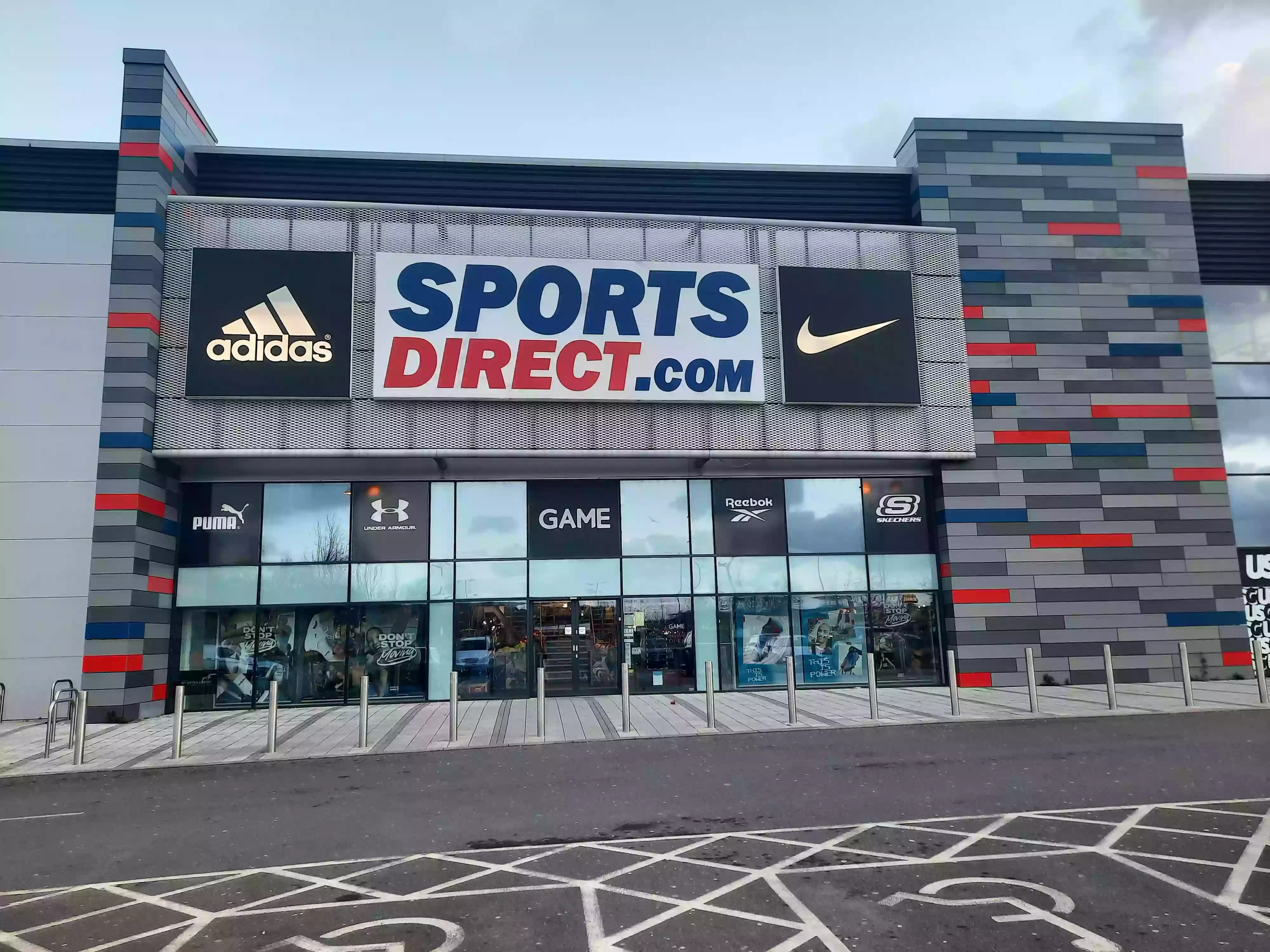 GAME Aintree inside Sports Direct