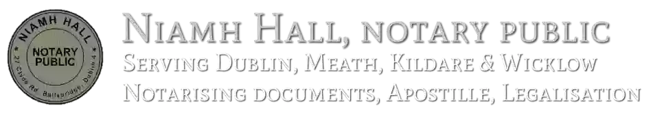 Niamh Hall, Notary Public, Ballsbridge