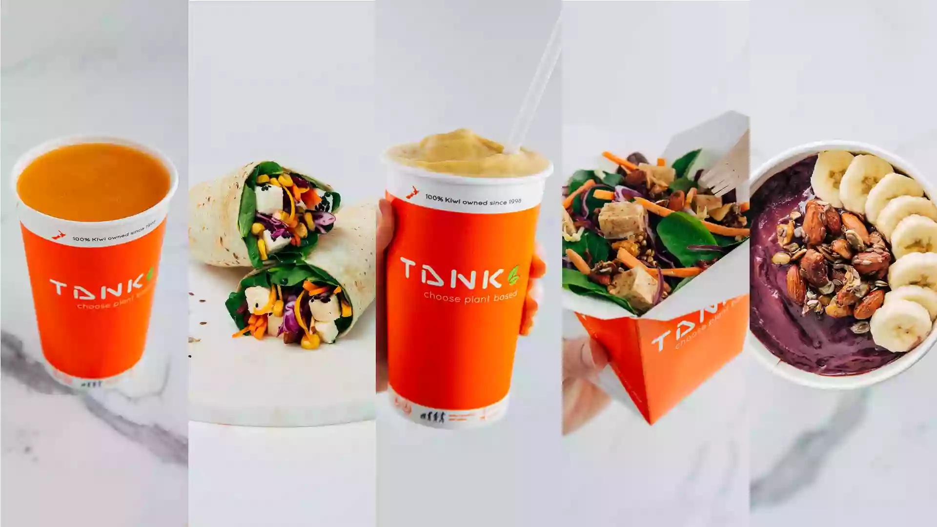 TANK Porirua- Smoothies, Raw Juices, Salads & Wraps