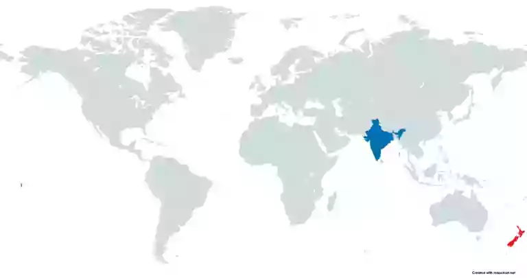 Couriers To India - Wellington