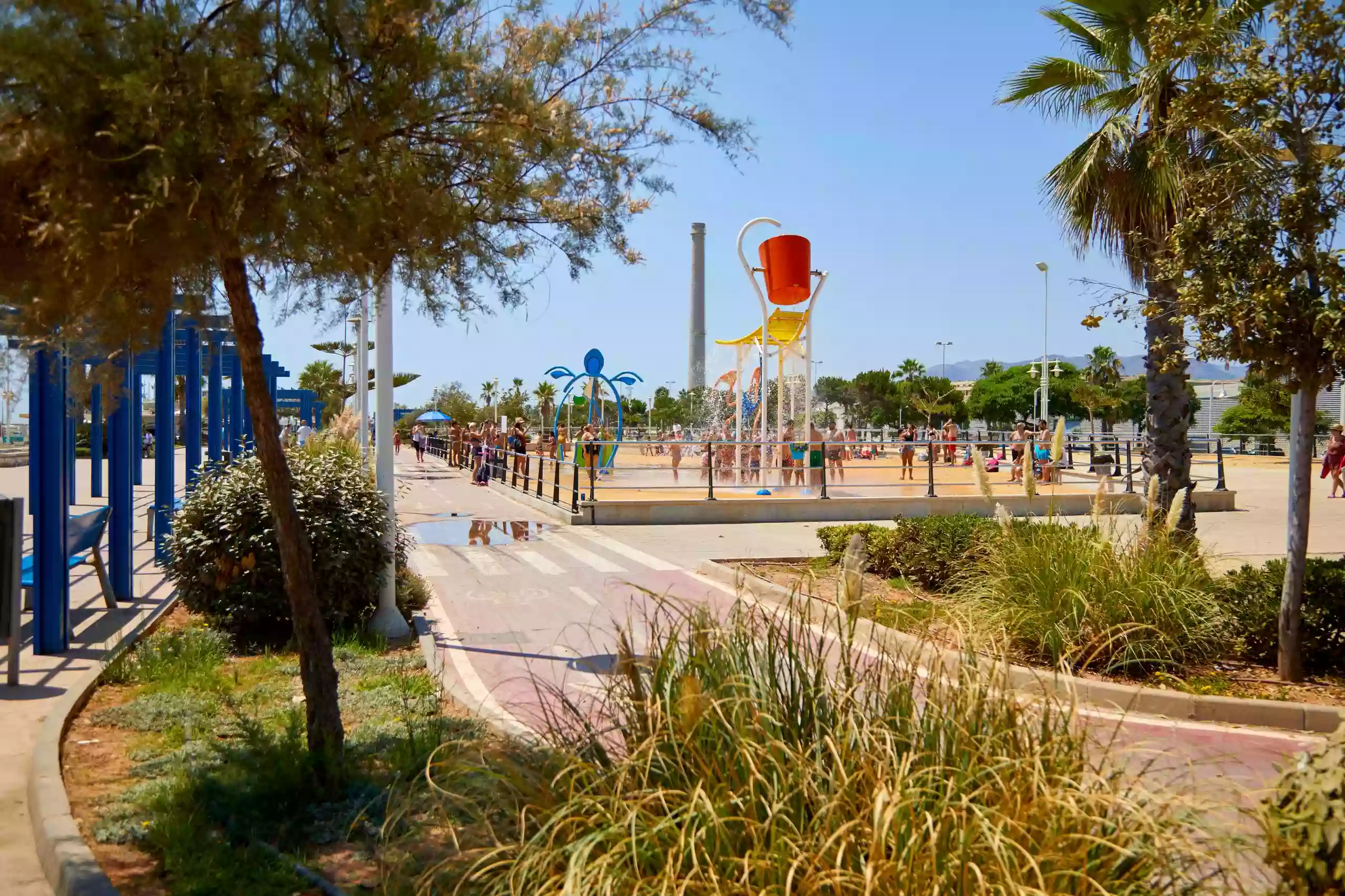 Splashpad Málaga - Zona de juegos de agua