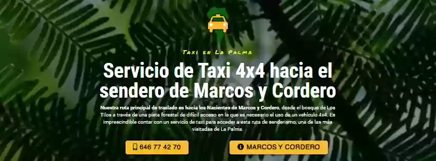 Taxi en La Palma - Traslados a Marcos y Cordero