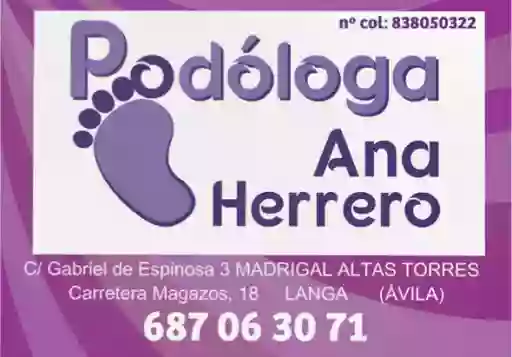 PODOLOGA ANA HERRERO