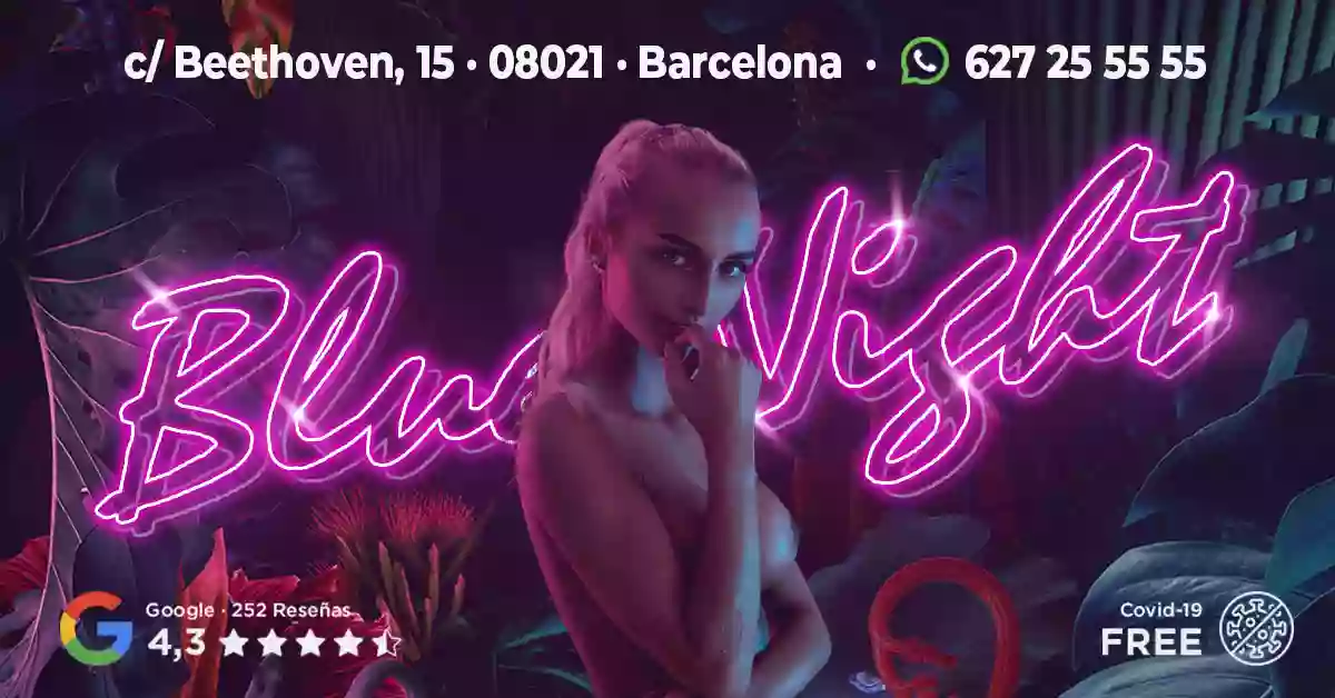 Strip Club Barcelona Blue Night