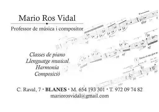 Mario Ros - Classes de Piano i Música