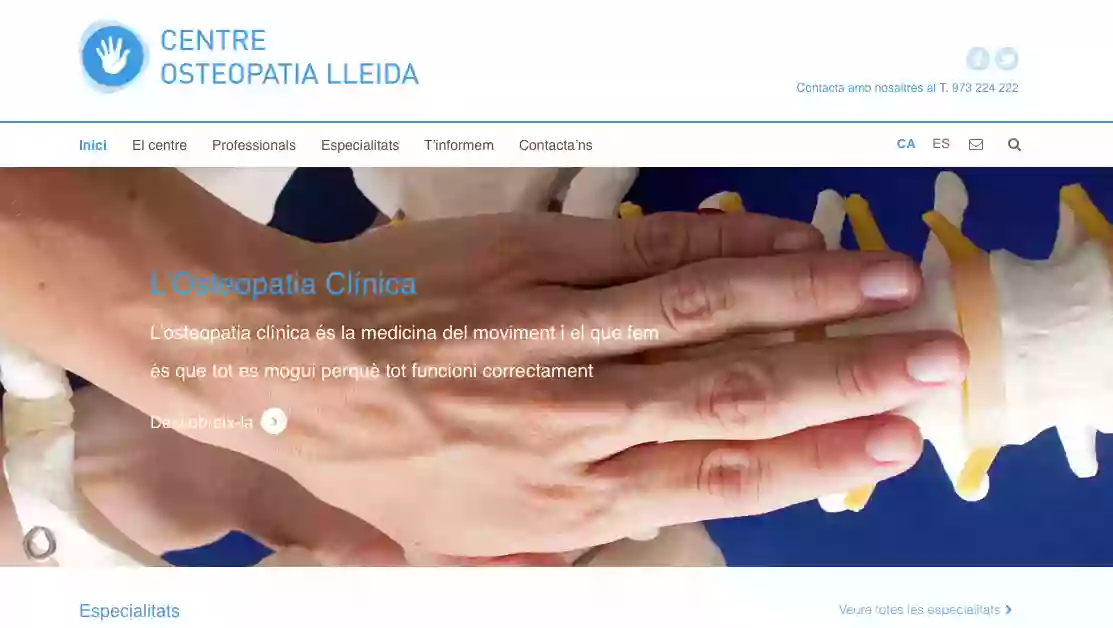 Centre Osteopatia Lleida