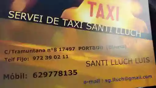 Servicio de taxi a portbou santi lluch