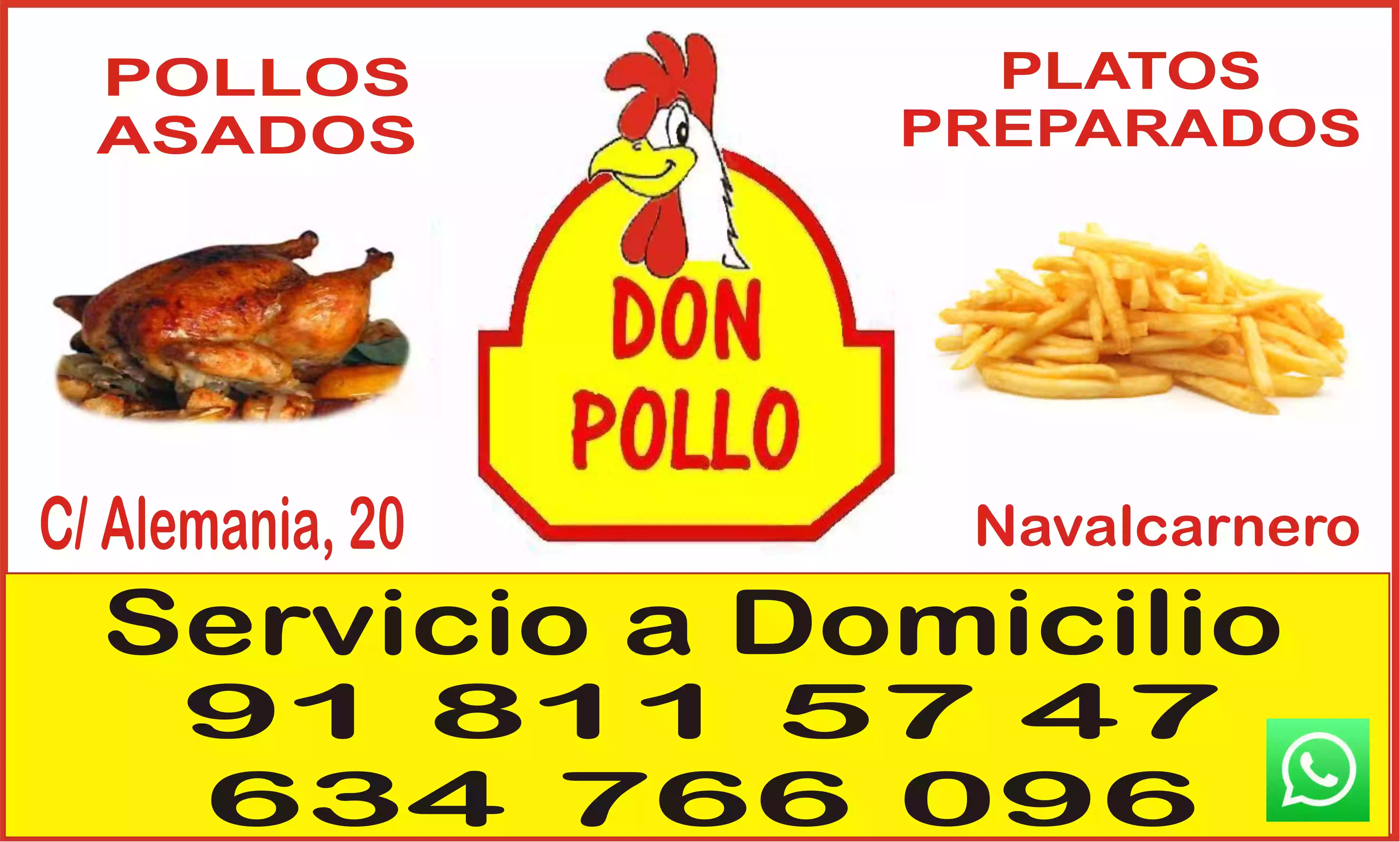 Don Pollo Pollos Asados con su rico sabor criollo