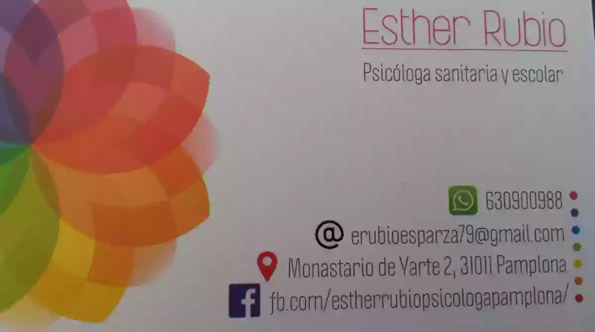 Consulta de psicología Esther Rubio