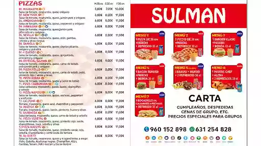 SULMAN Pizzería Burguer Almuerzos