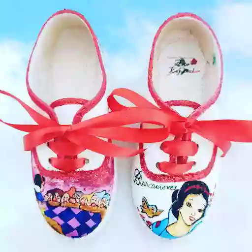 Zapatillas pintadas a mano ARTE ESPAÑOL