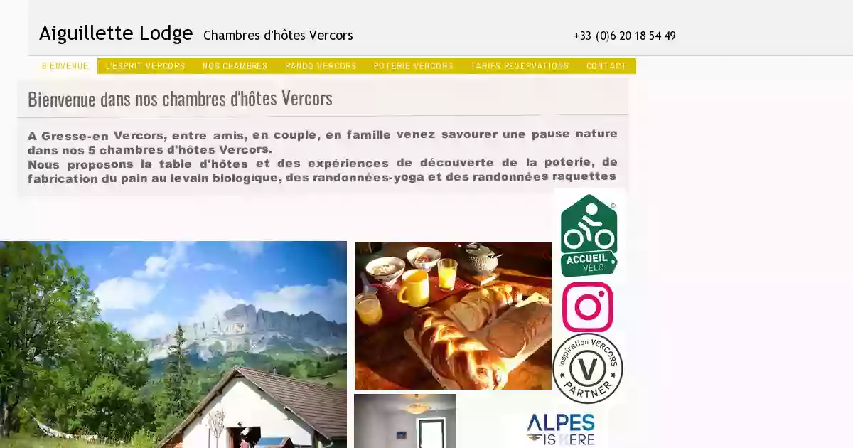 Aiguillette Lodge Bed and Breakfast-chambres d'hôtes Vercors