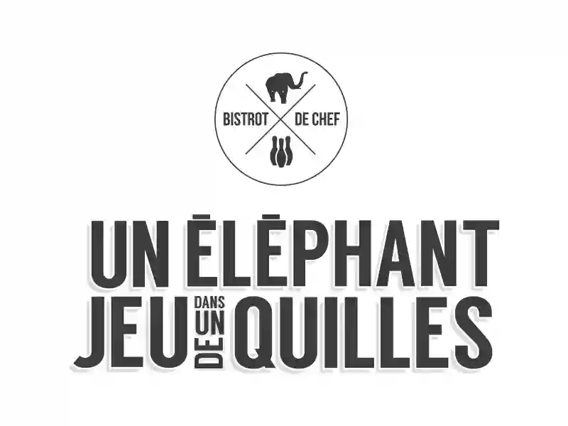 Restaurant Un Eléphant dans Un Jeu de Quilles