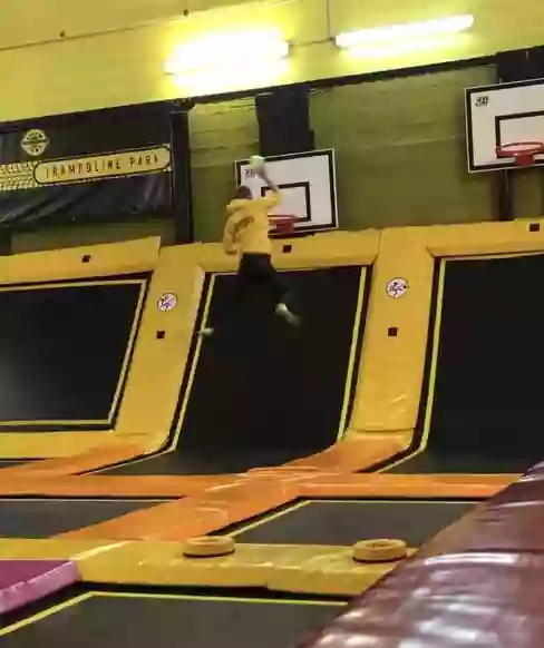 Yellow Jump Trampoline Park