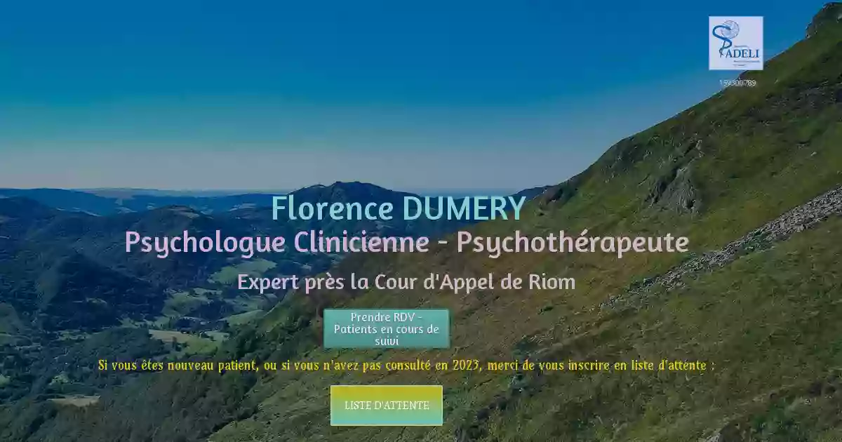 Florence Dumery Psychologue