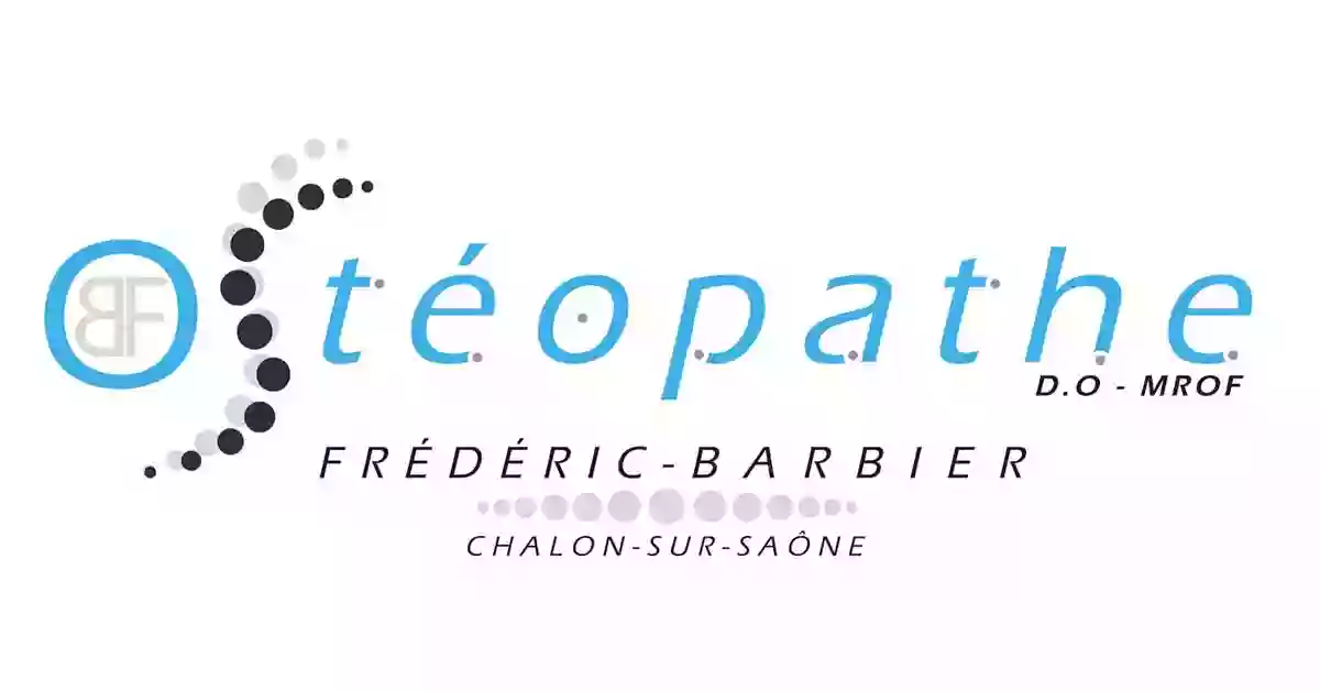 Osteopathe Chalon sur Saône Frédéric BARBIER