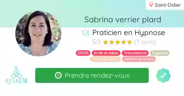 Hypnose et EMDR DSA Sabrina Verrier Plard