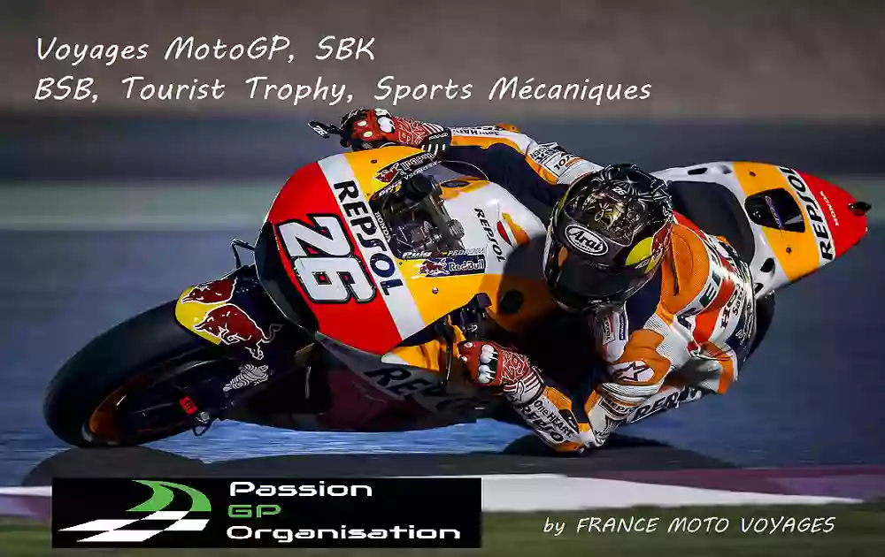 Passion GP Organisation marque de France Moto Voyages