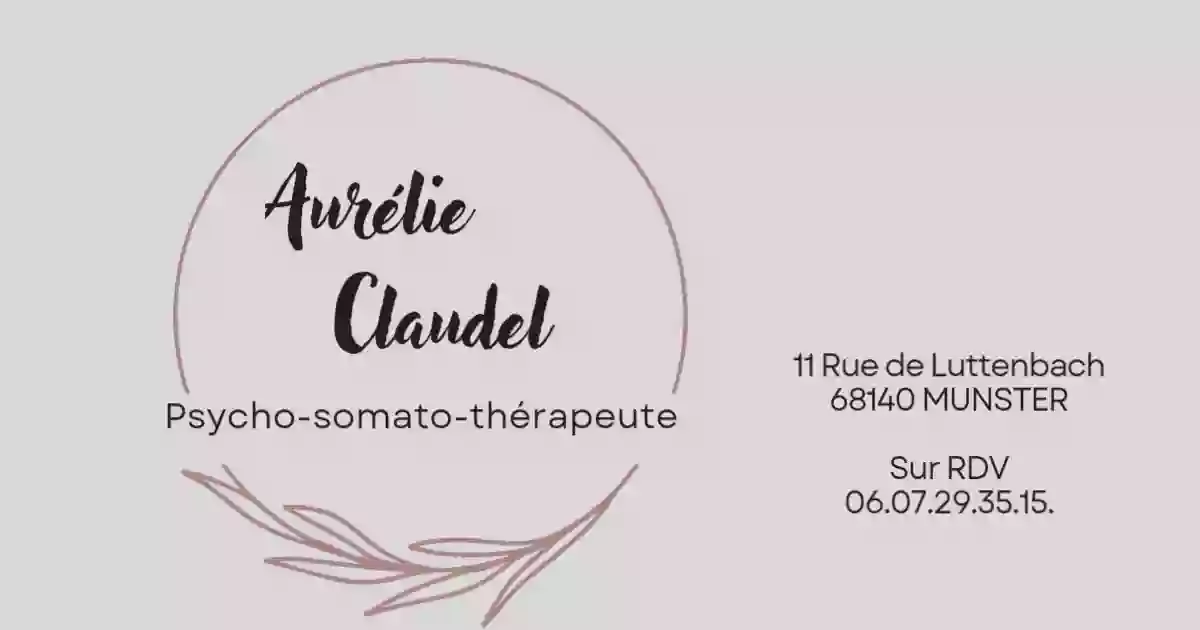 Aurélie Claudel Thérapie individuelle, Thérapie de couple, Psycho-somatothérapie, Stress/ Post-Trauma