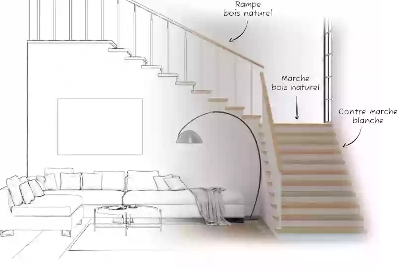 D2Bois Fabriquant d'escalier sur mesure bois métal