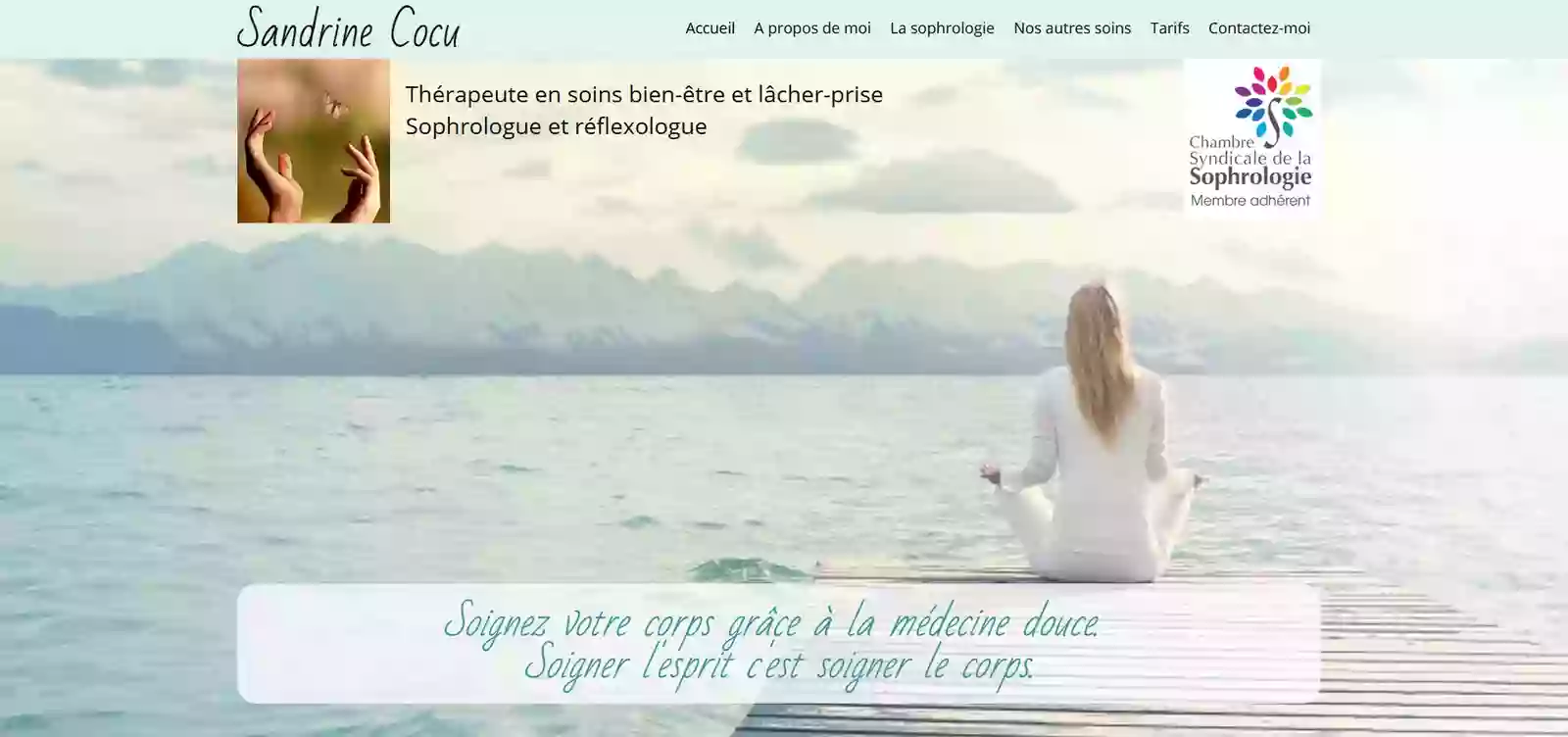 sandrine cocu sophrologue, thérapeute certifiée