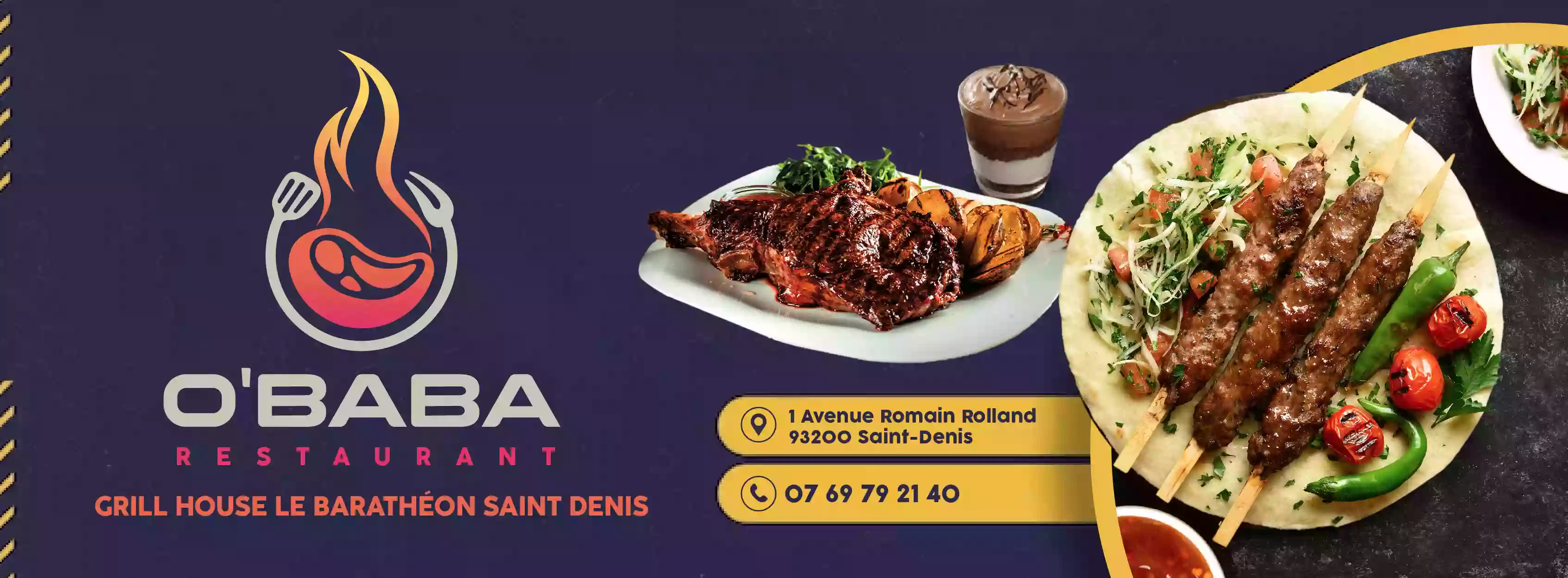 RESTAURANT GRILL HOUSE O'BABA SAINT DENIS