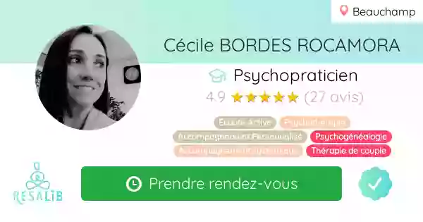 Cécile BORDES ROCAMORA Psychopraticienne Certifiée - praticienne en psychothérapie - Soins énergétiques