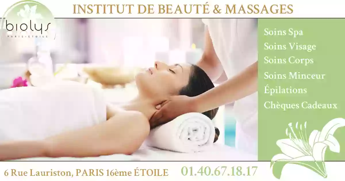 Biolys, Institut Beauté - Facialiste - Massages, Paris 16ème