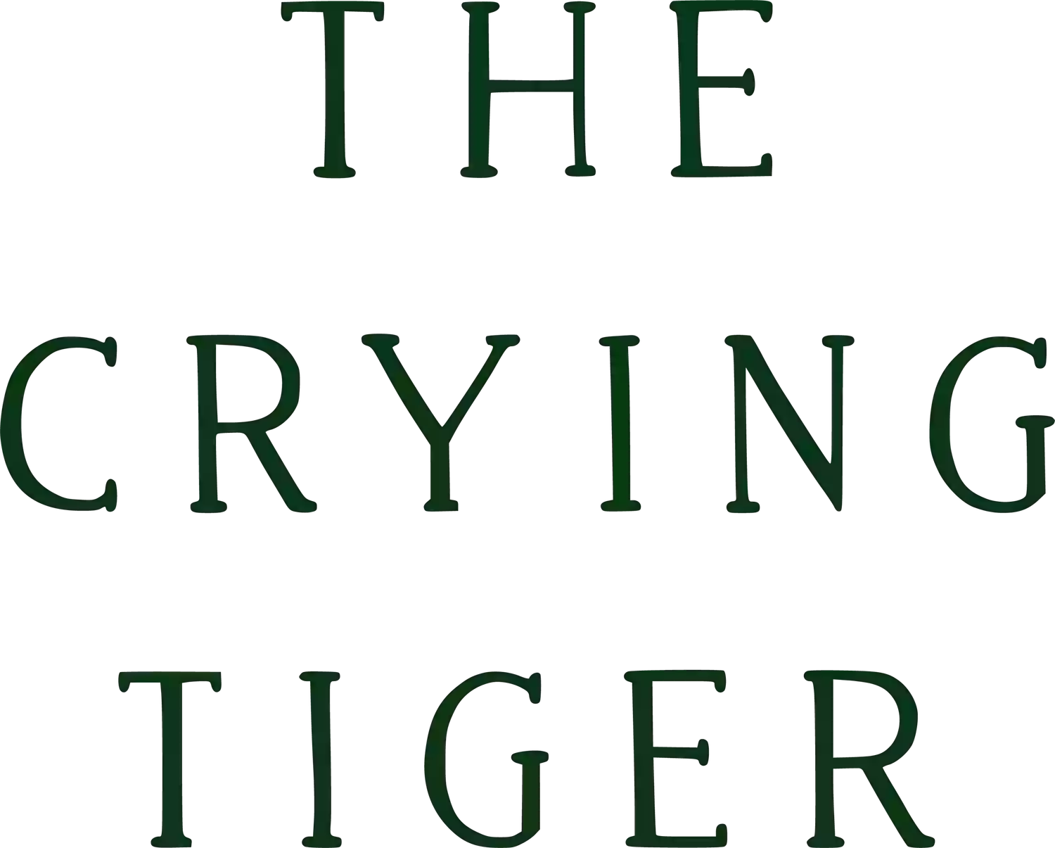 The Crying Tiger Paris 16