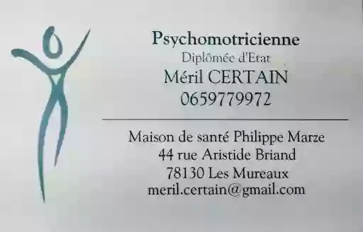 Psychomotricienne Diplômée d'Etat - Certain Méril