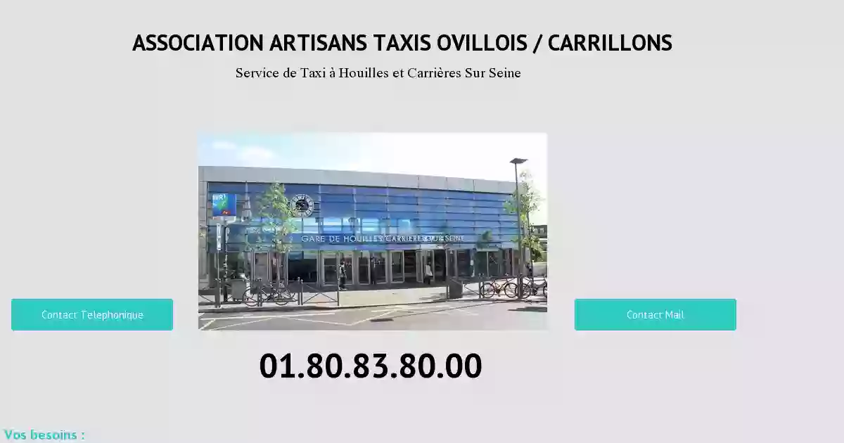 Groupement des artisans taxis houilles carrières sur Seine