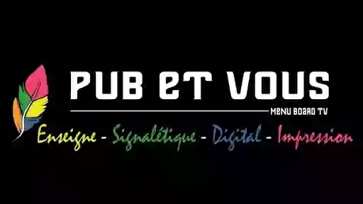 PUB ET VOUS & menuboardtv