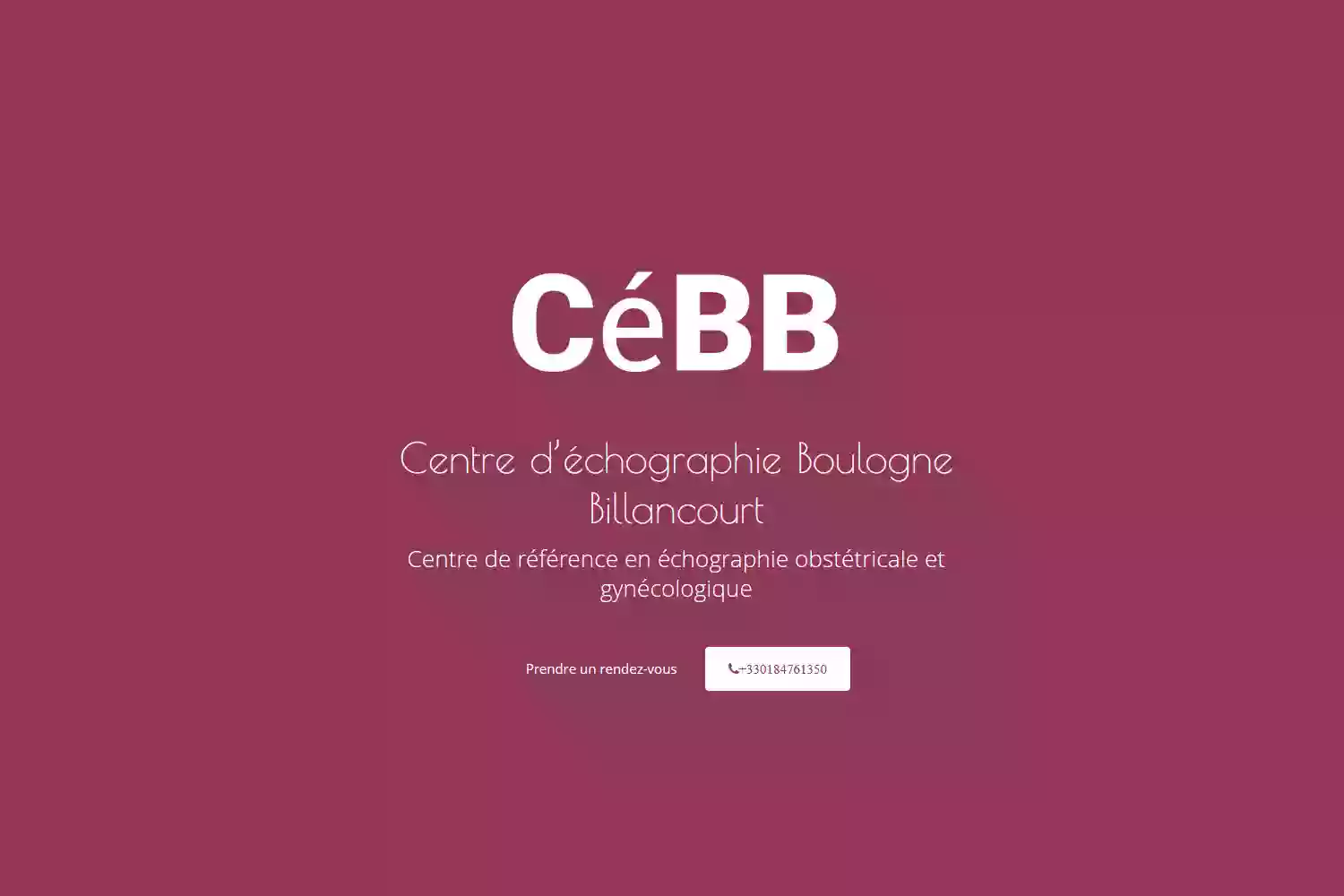 CéBB (Centre d’échographie Boulogne Billancourt)