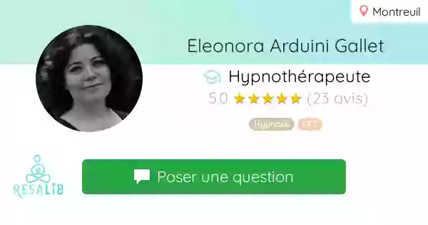 Eleonora Arduini Gallet - Hypnothérapeute Montreuil (Hypnose RITMO EFT Kinésiologie accompagn grossesse maternité vie pré-périnatale)