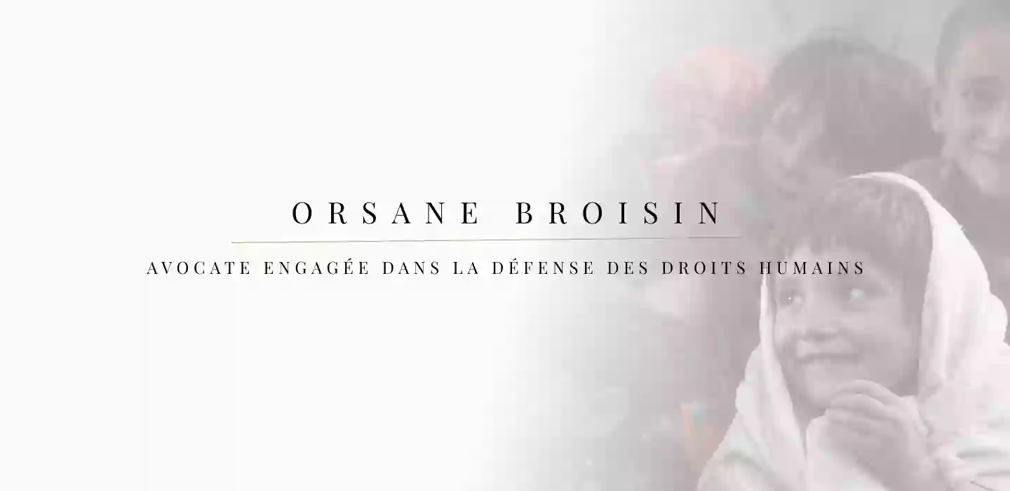 Maître Orsane BROISIN - Cabinet d'Avocat