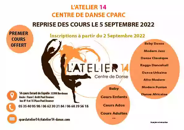 L'ATELIER 14 Centre de Danse