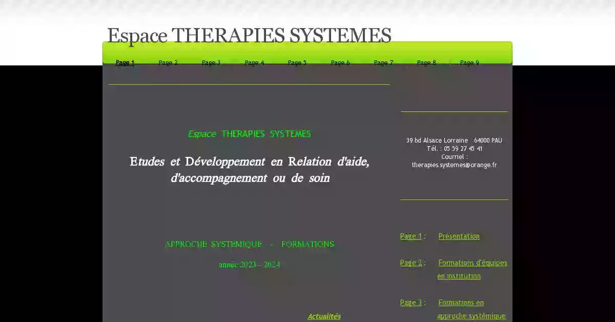 Espace Therapies Systemes