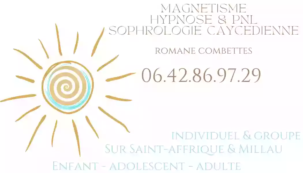 Romane Combettes Hypnothérapeute, Sophrologue, Magnétiseuse