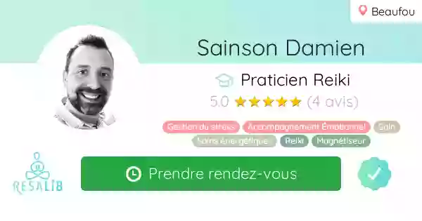 Damien Sainson Praticien Reiki, Energéticien, Magnétiseur