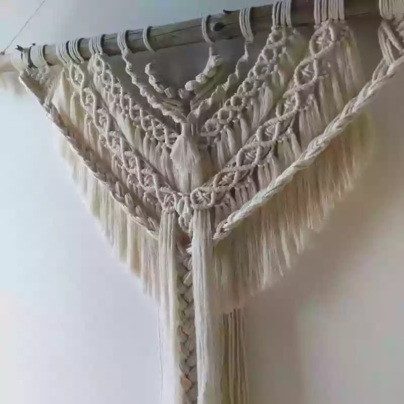 macramé bois flotté